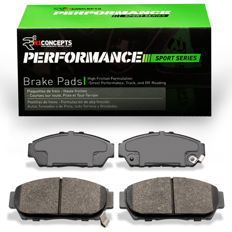R1 Concepts R1 93-01 Honda Civic Coupe Front Performance Sport Brake Pads