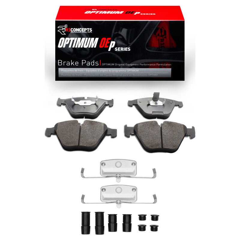 R1 Concepts R1 04-13 BMW 525I (USA/Canada) Front Optimum OE Pads & Hardware Kit