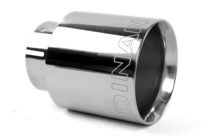 Dinan Double-Walled 4in Clamp-On Exhaust Tip - Polished - 4in Outlet / 3in Inlet