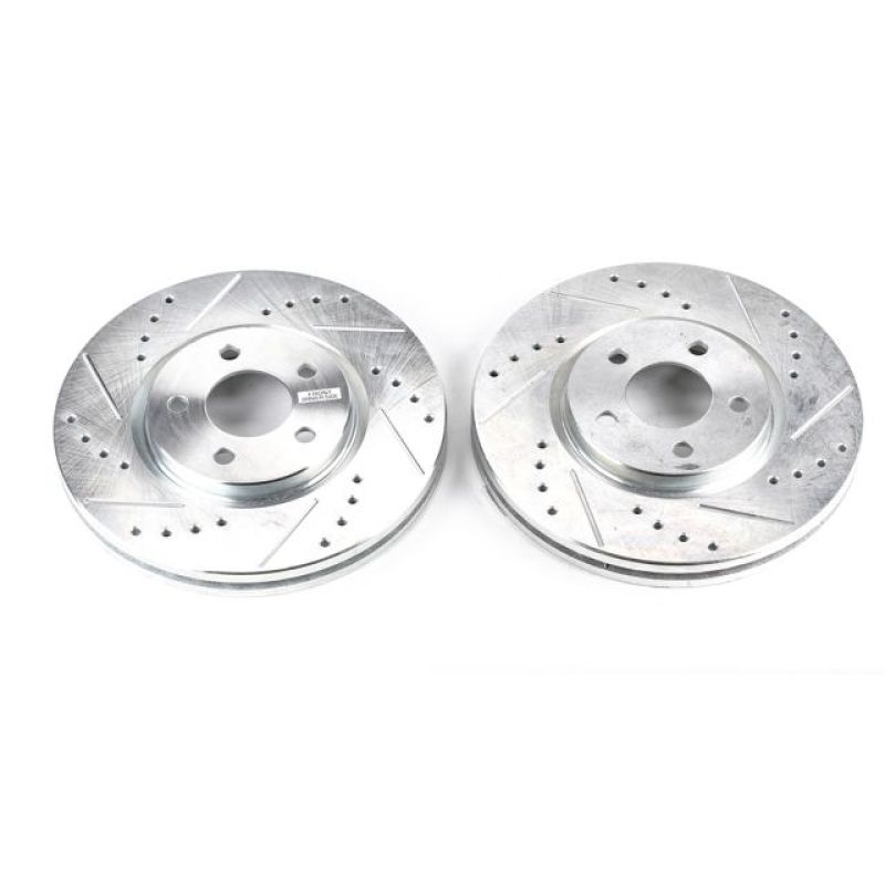 PowerStop Power Stop 03-09 Chrysler PT Cruiser Front Evolution Drilled & Slotted Rotors - Pair