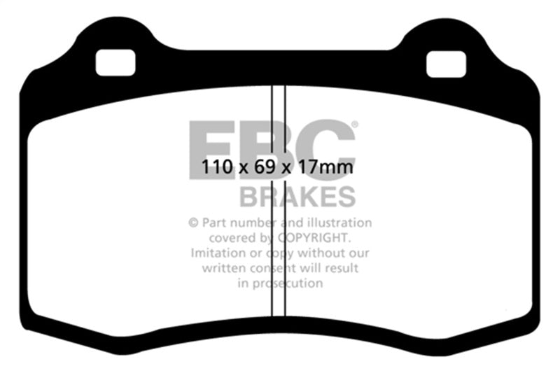 EBC 96-03 Alfa Romeo GTV 3.0 (Brembo) Ultimax2 Front Brake Pads
