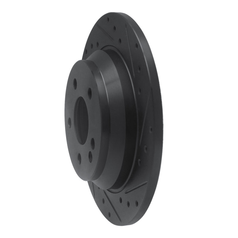 R1 Concepts R1 16-23 Mercedes-Benz Viano (Mexico) Rear Right Drilled & Slotted Black Brake Rotor