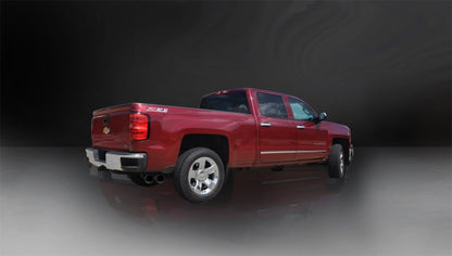 CORSA Performance Corsa 2014-19 Sierra/Silverado 1500 Crew/Dbl / Short/Std. Bed 6.2L V8 Black Sport Single SideCB Exht