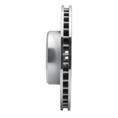 R1 Concepts R1 85-91 Mercedes-Benz 560SEC Front Right Drilled & Slotted Silver Brake Rotor