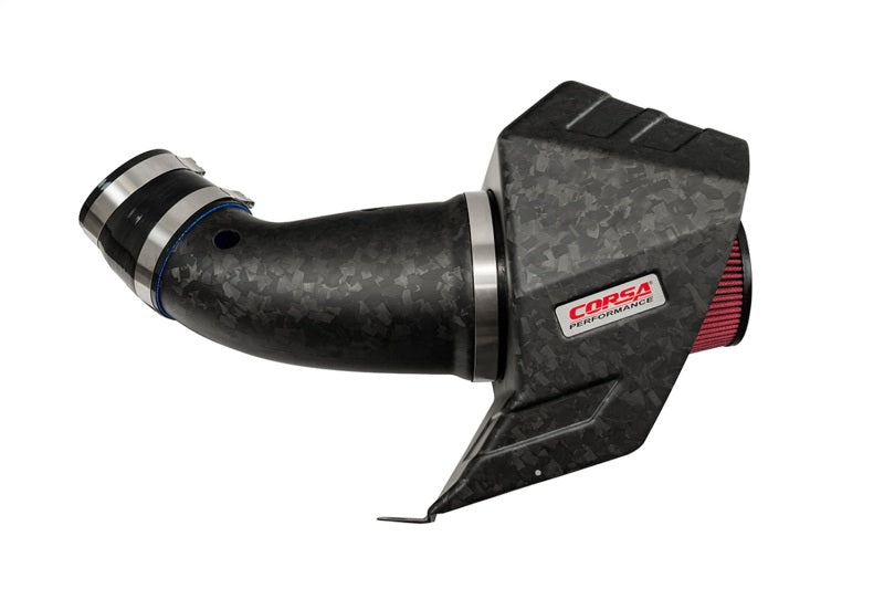 CORSA Performance Corsa 2020-2025 Dodge Durango SRT Hellcat Carbon Fiber Air Intake w/ DryTech Forged CF - Black
