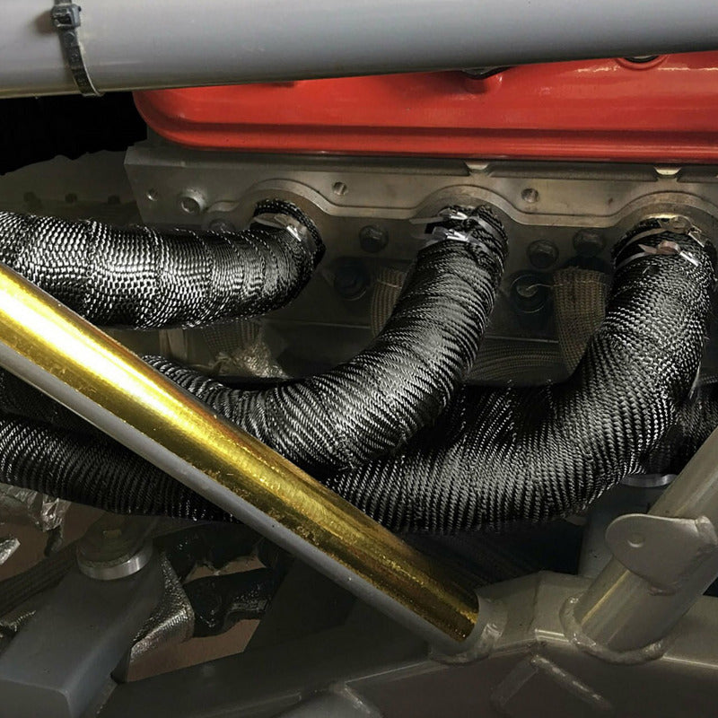 DEI Exhaust Wrap 2in x 15ft - Titanium - Black