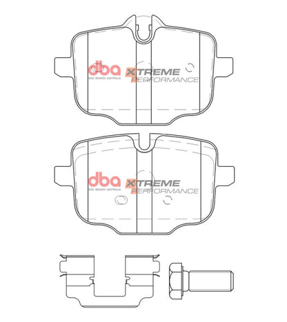 DBA 19-22 BMW 330i (Excl M Sport Package/Brakes) Rear XP Performance Brake Pads