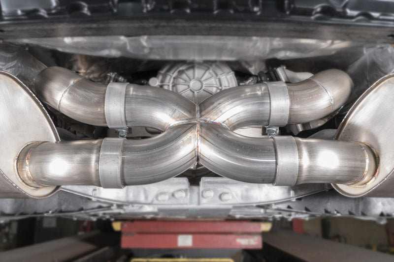 Stainless Works 20-21 Chevrolet Corvette C8 6.2L Legend Cat-Back Exhaust w/ Matte Black Tips
