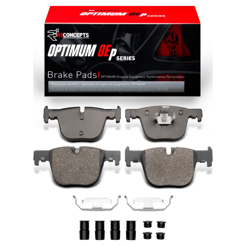R1 Concepts R1 12-20 BMW 330I Rear Optimum OE Pads & Hardware Kit