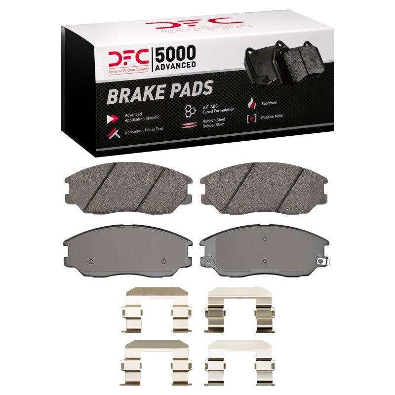 DFC 04-06 Hyundai XG350 Front 5000 Advanced Ceramic Brake Pads and Hardware Kit