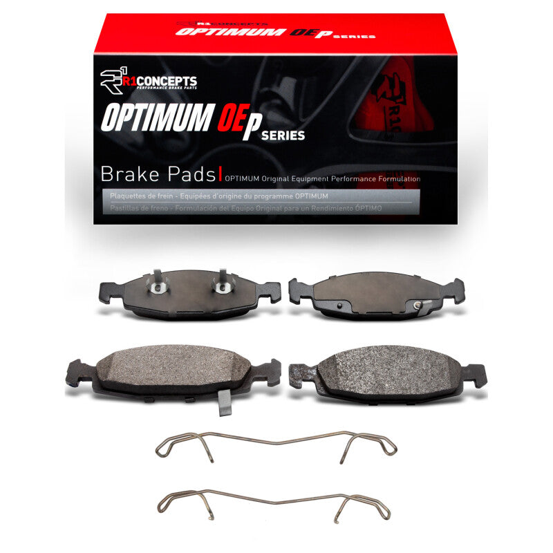 R1 Concepts R1 99-02 Jeep Grand Cherokee Front Optimum OE Pads & Hardware Kit