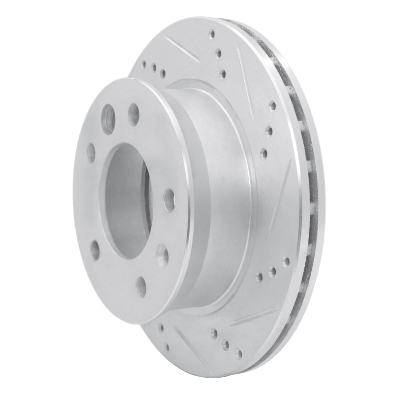 R1 Concepts R1 2002-2006 Dodge Sprinter 3500 Front Right Drilled & Slotted Silver Brake Rotor