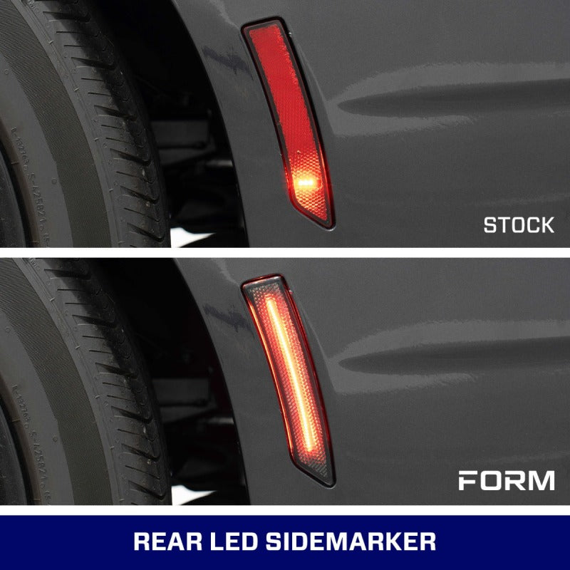 Form Lighting 2024+ Mustang LED Sidemarkers Smoked (set)