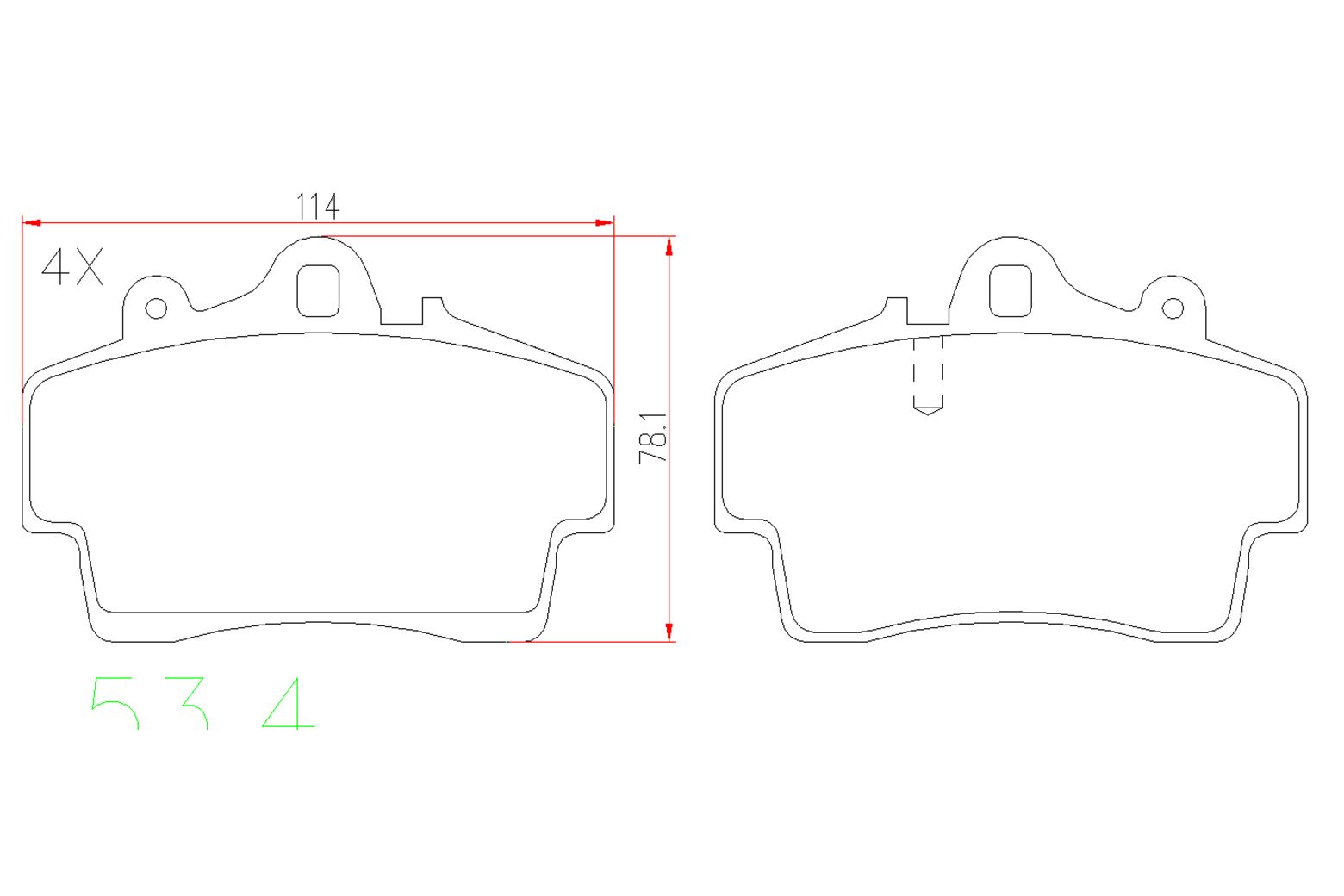 BOGAP A8210200 Brake Pad Set, Disc Brake | ML Performance Car Parts