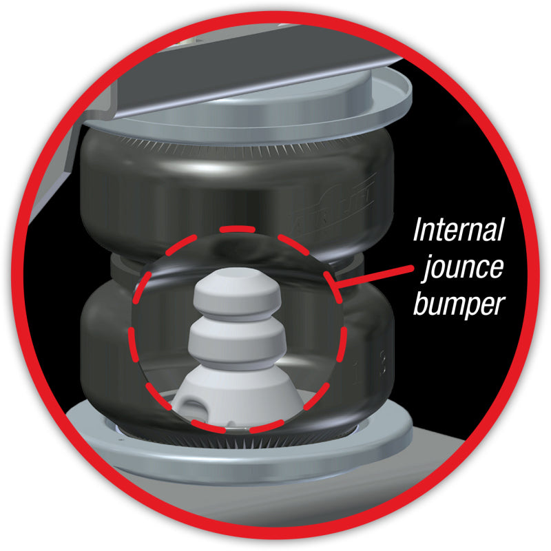 Air Lift Replacement Air Spring-LoadLifter 5000 Ultimate Bellows Type w/ internal Jounce Bumper