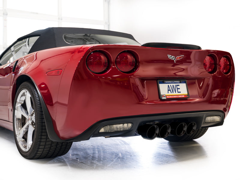 AWE Tuning 09-13 Chevrolet Corvette 6.2L Touring Edition Axle-Back Exhaust w/ Diamond Black Tips