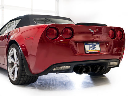AWE Tuning 09-13 Chevrolet Corvette 6.2L Touring Edition Axle-Back Exhaust w/ Diamond Black Tips