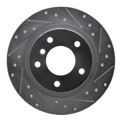 R1 Concepts R1 05-12 BMW 120i (Mexico) Rear Right Drilled & Slotted Silver Brake Rotor