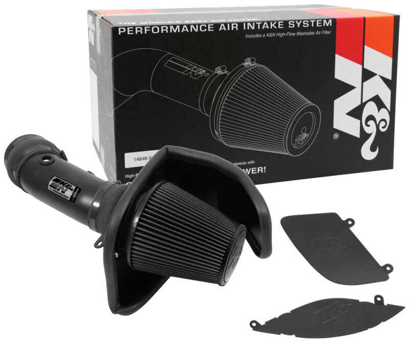 K&N Engineering K&N 17-23 Dodge Charger/Challenger Hellcat SC 6.2L V8 DRYFLOW Performance Air Intake System