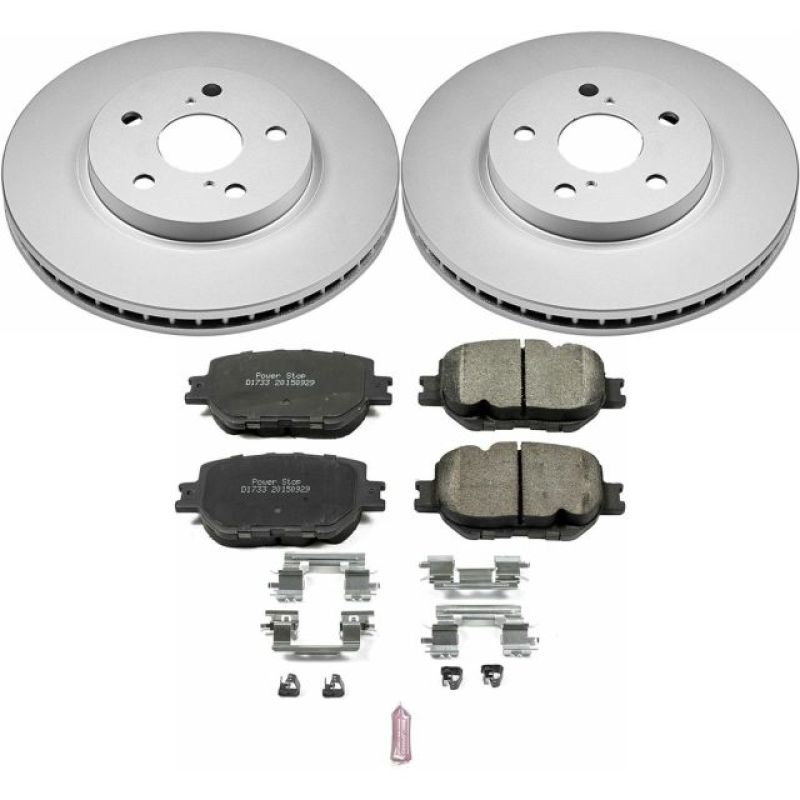 PowerStop Power Stop 14-15 Lexus IS250 Front Z17 Evolution Geomet Coated Brake Kit