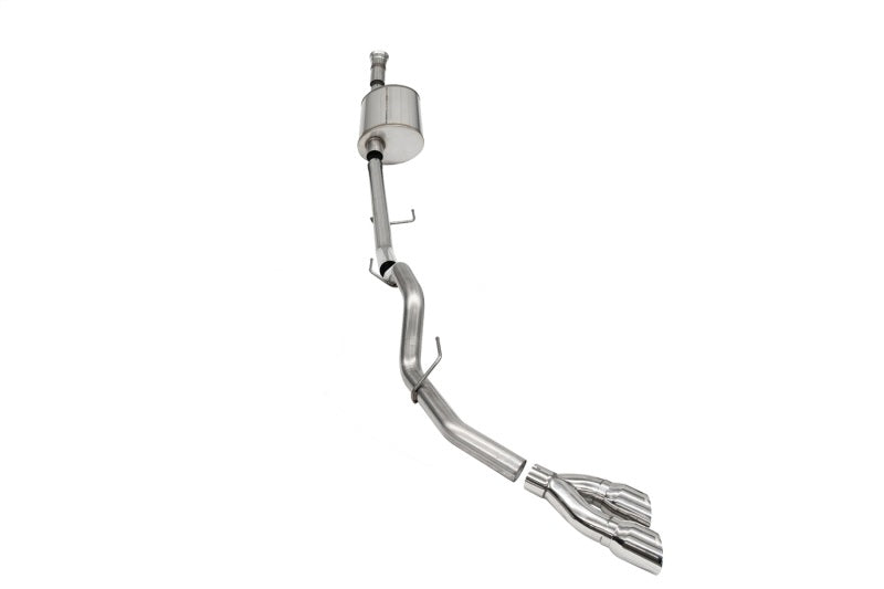 CORSA Performance Corsa 2021-2025 Ford F-150 SuperCab/6.5in Bed 5.0L V8 Sport Cat-Back Single Side Exit-Polished