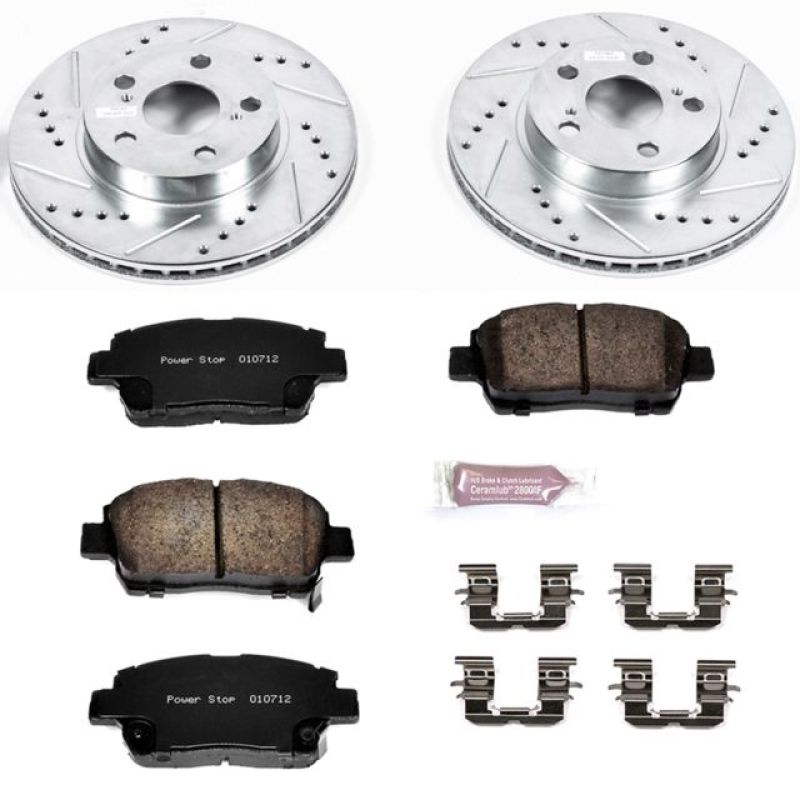 PowerStop Power Stop 04-09 Toyota Prius Front Z23 Evolution Sport Brake Kit