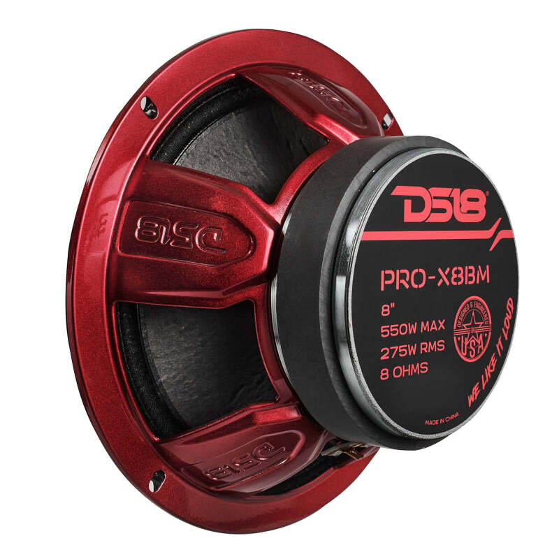 DS18 8in 275 Watts RMS 8 ohm Mid-Range Loudspeaker Bullet Loudspeaker