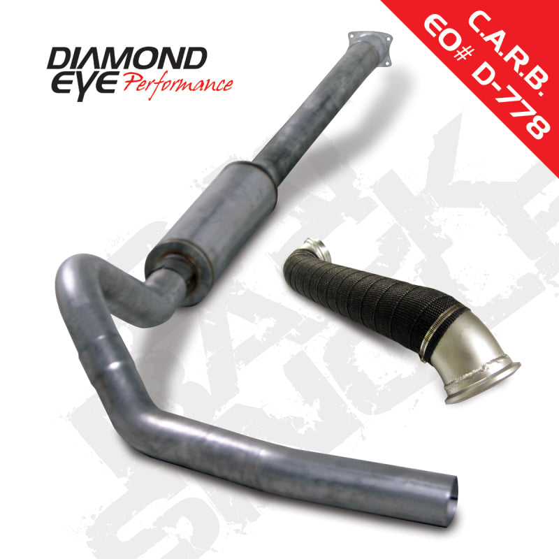 Diamond Eye Performance Diamond Eye KIT 4in Catback Single w/ TDP SS 04-05 Chevy/GMC 6.6L Duramax 2500/3500