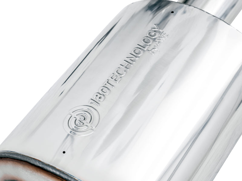 AWE Tuning 4th Gen GM 1500 6.2L 0FG Cat-Back Split Rear Exit (w/ Bumper Cutouts) - Quad Chrome Tips