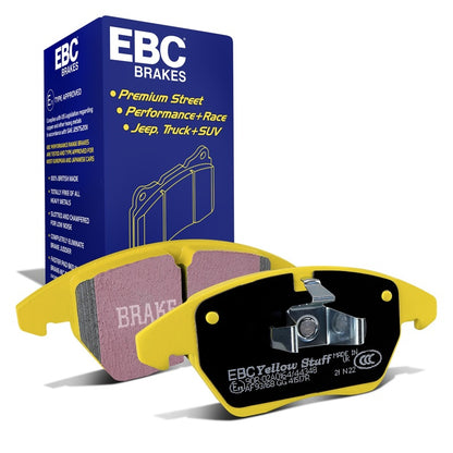 EBC 06-13 Audi A3 2.0 Turbo (Girling rear caliper) Yellowstuff Front Brake Pads
