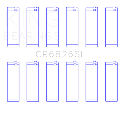 King Engine Bearings Holden 175/190 3.6L (Size +0.75mm) Connecting Rod Bearing Set