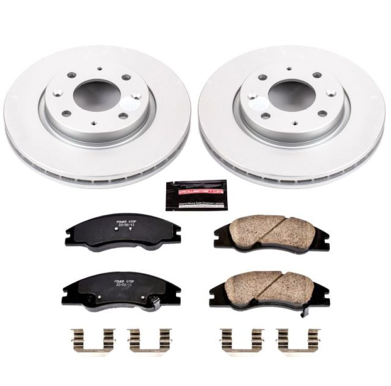 PowerStop Power Stop 04-09 Kia Spectra Front Z17 Evolution Geomet Coated Brake Kit