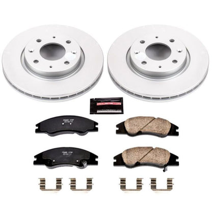 PowerStop Power Stop 04-09 Kia Spectra Front Z17 Evolution Geomet Coated Brake Kit