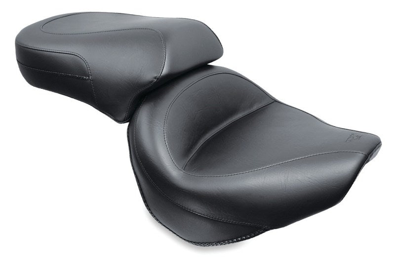 Mustang Motorcycle Mustang 98-16 Yamaha V-Star 650 Custom, 98-10 V-Star 650 Classic Touring 1PC Seat - Black