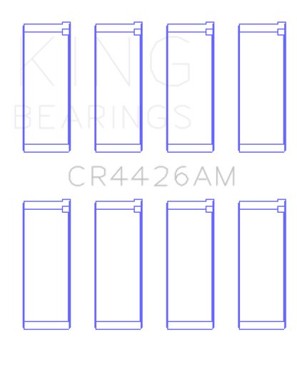 King Engine Bearings Renault R12 (Size +0.50mm) Connecting Rod Bearing Set