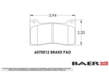 Baer Brakes 15-23 Ford Mustang Excl. GT350 11.625in SS4+ Deep Stage Front SDZ Brake Kit - Fire Red