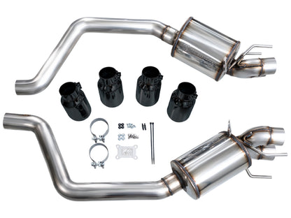 AWE Tuning C6 Chevrolet Corvette Z06/ZR1 Touring Edition Axle-Back Exhaust w/ Diamond Black Tips