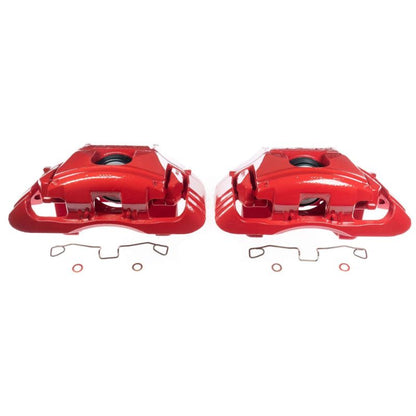 PowerStop Power Stop 03-04 Audi A6 Front Red Calipers - Pair