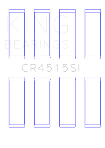 King Engine Bearings Ford/Mazda 2.0L Duratec (Size+ 0.5) Silicon Bi-Metal Aluminum Rod Bearing Set