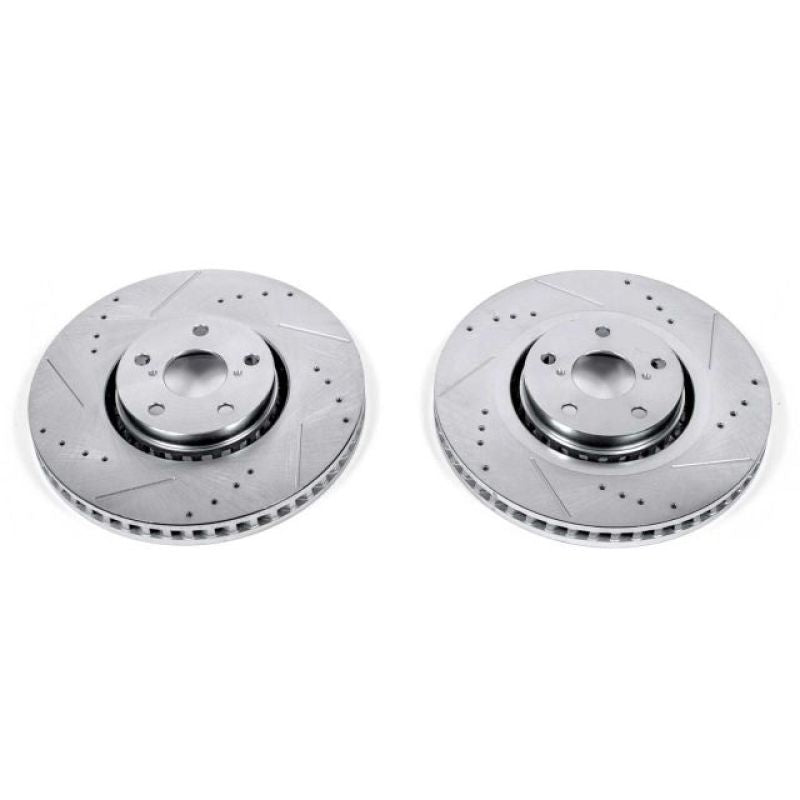PowerStop Power Stop 07-11 Lexus GS350 Front Evolution Drilled & Slotted Rotors - Pair
