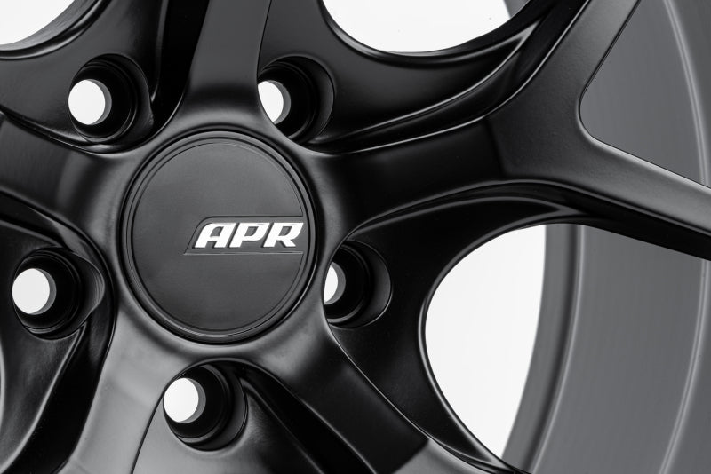 APR A01 Flow Formed 18x8.5 / 5x112 / ET45 / 66.5mm Bore / Satin Black Wheel