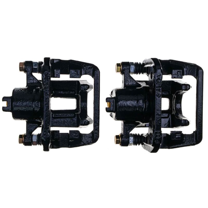 PowerStop Power Stop 01-03 Acura CL Rear Black Caliper - Pair w/Bracket