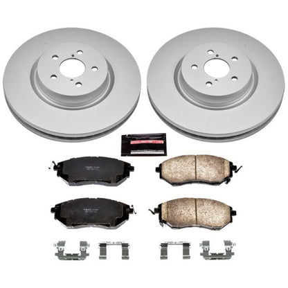 PowerStop Power Stop 14-18 Subaru Forester Front Z17 Evolution Geomet Coated Brake Kit