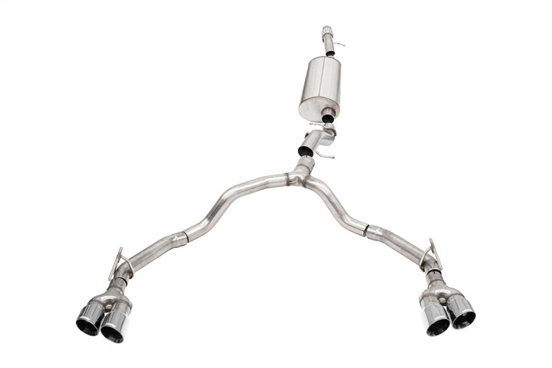 CORSA Performance Corsa 21-25 Chevrolet Tahoe/GMC Yukon 4DR 6.2L 4WD Dual Rear 3/2.75in Sport Cat-Back DW 4inPol Tips