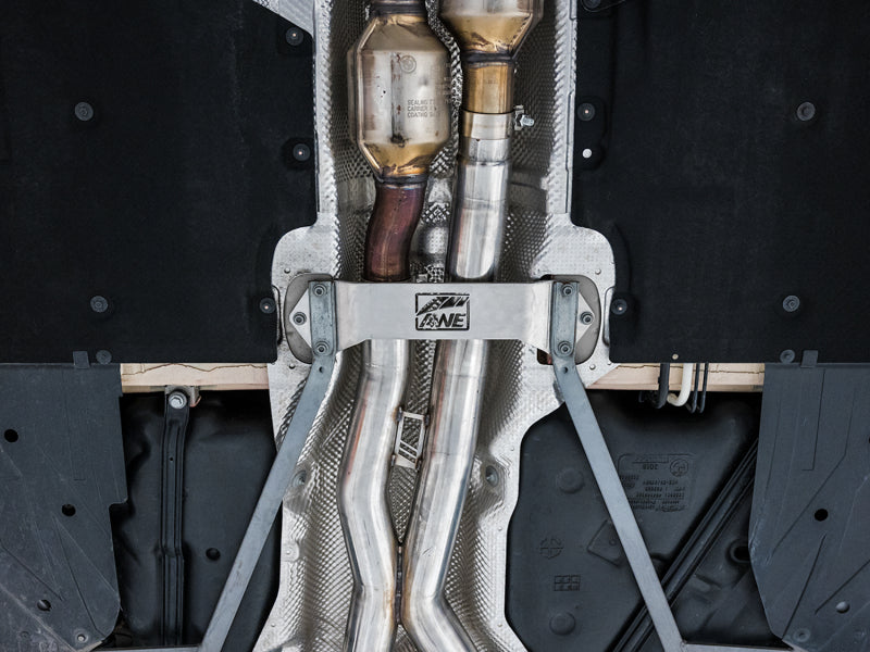 AWE Tuning BMW F8X M3/M4 Track Edition Cat-Back Exhaust - Chrome Silver Tips