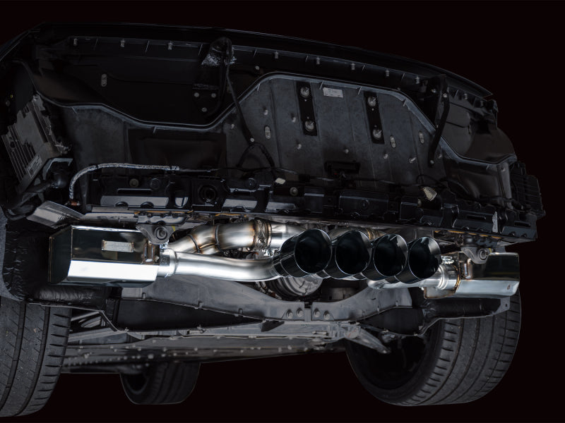 AWE Tuning 2023 C8 Corvette Z06 SwitchPath Cat-Back Exhaust - Diamond Black Tips