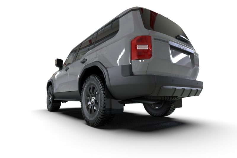 Rally Armor 22-26 Toyota Land Cruiser Black UR Mud Flap Dark Grey Logo