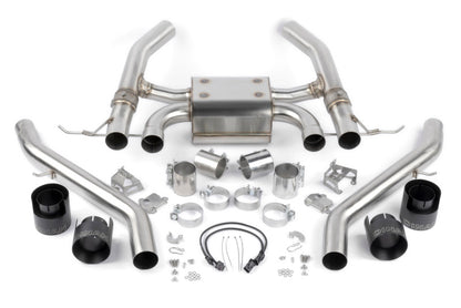 Dinan 21-27 BMW M3/M4 (G80/G82/G83) Valved Axleback Exhaust System - Black Tips