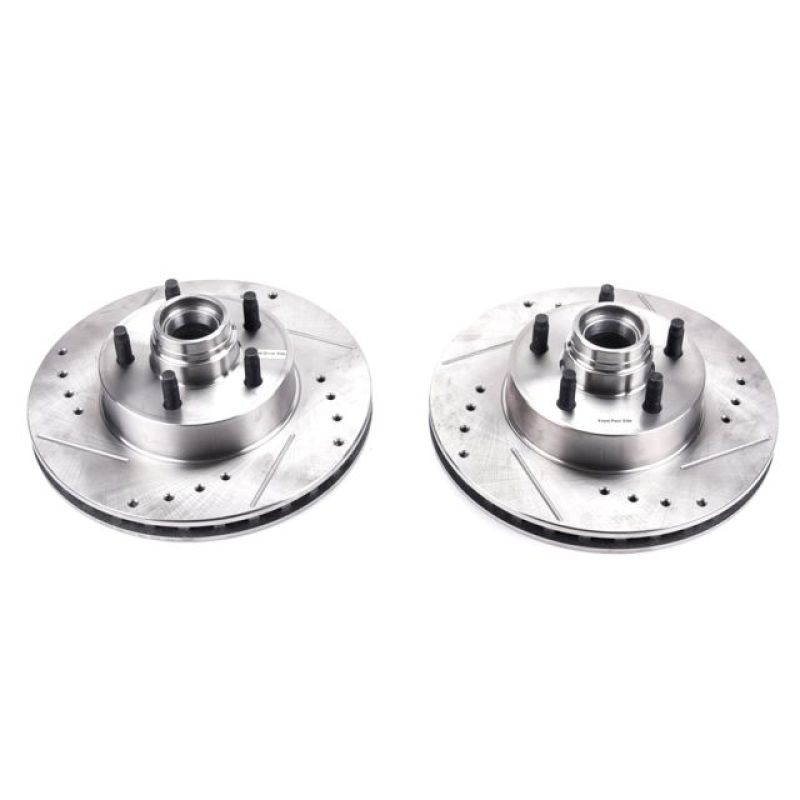 PowerStop Power Stop 10-11 Ford Ranger Front Evolution Drilled & Slotted Rotors - Pair