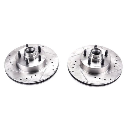 PowerStop Power Stop 10-11 Ford Ranger Front Evolution Drilled & Slotted Rotors - Pair